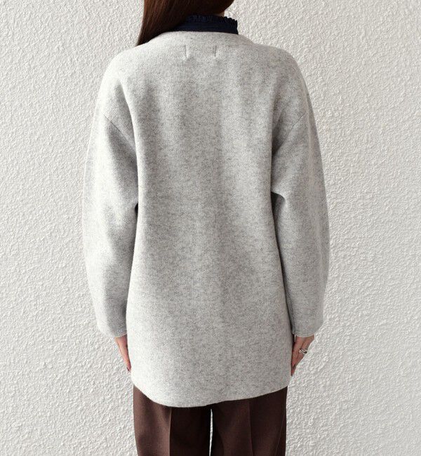 SHIPS Colors 「SHIPS Colors:〈手洗い可能〉チャイニーズラクーン 接結 ミディアムカーディガン◇」|カーディガン|