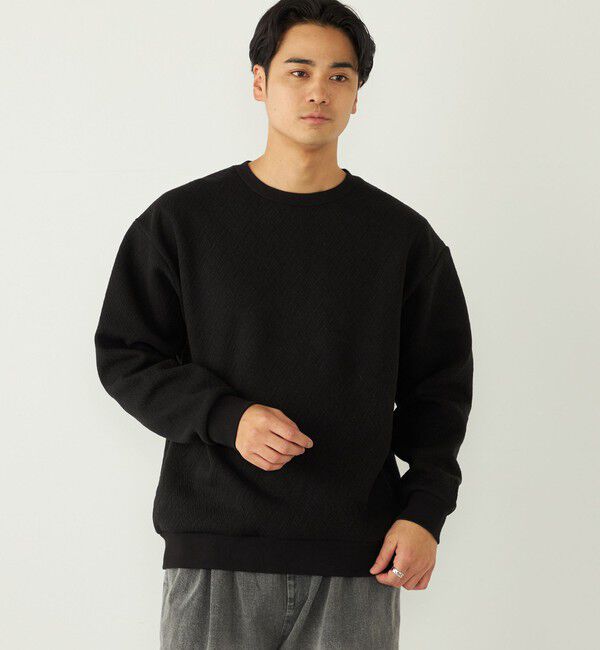 SHIPS Colors 「SHIPS Colors:フクレ ジャカード スウェット」|スウェット・ジャージ|