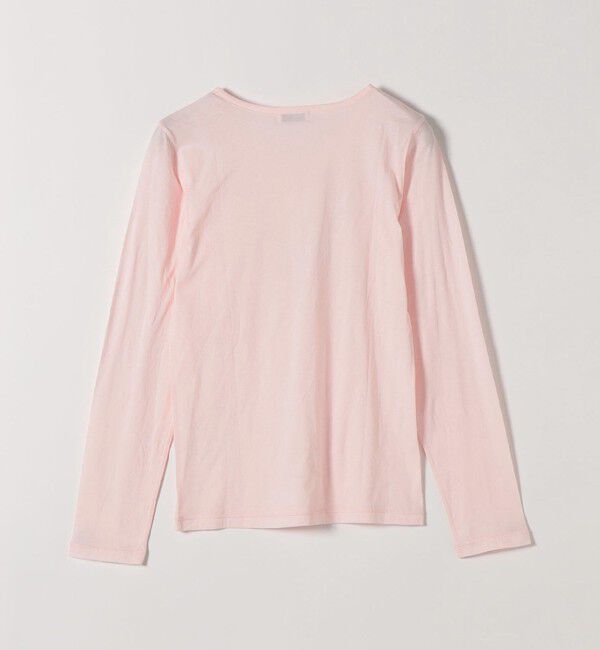 SHIPS any「《予約》SHIPS any:〈手洗い可能〉シアー コットン ヘンリーネック ロングスリーブ TEE」|Tシャツ・カットソー|