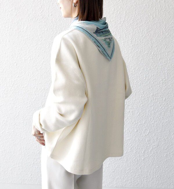 SHIPS any「《予約》SHIPS any:〈手洗い可能〉サカリバ ラウンド ヘム ルーズ プルオーバー」|Tシャツ・カットソー|