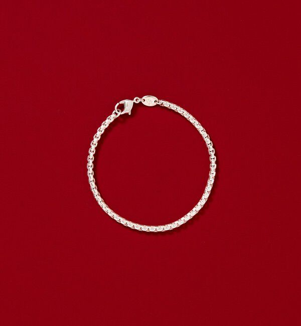 SHIPS「City Ambient Products: SILVER925 ROUND BOX CHAIN BRACELET」|ブレスレット・バングル|シルバー