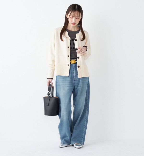 SHIPS Colors 「《予約》SHIPS Colors:ニュアンスバックル ミニ バケット◆」|ハンドバッグ|