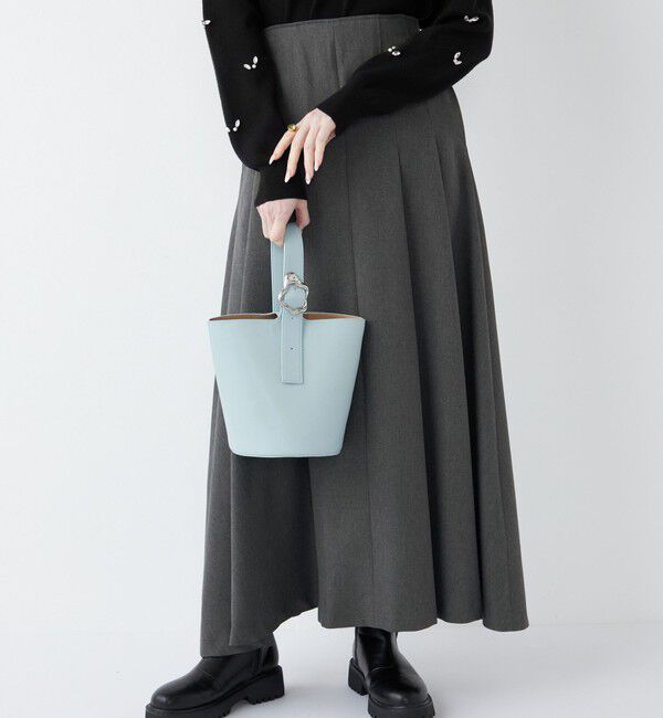 SHIPS Colors 「《予約》SHIPS Colors:ニュアンスバックル ミニ バケット◆」|ハンドバッグ|