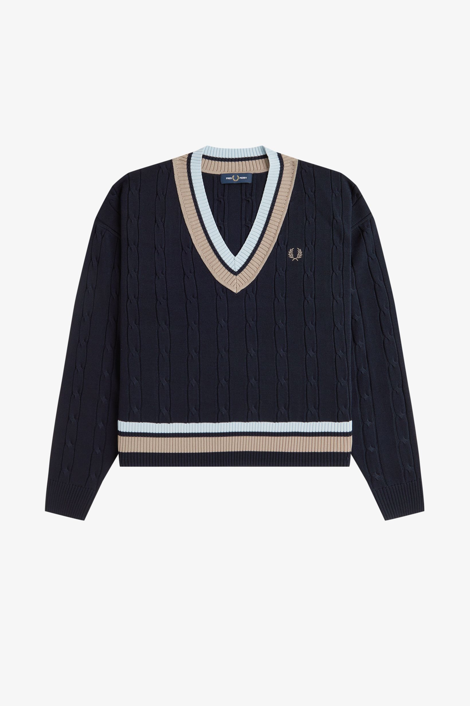FRED PERRY 「Bold Tipped Cable Knit Jumper」|ニット・セーター|