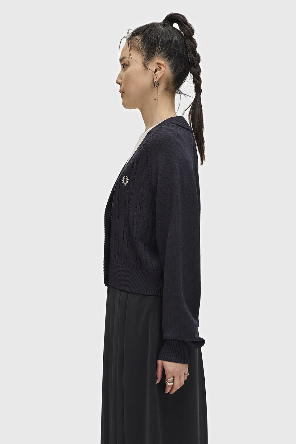 FRED PERRY 「Cable Knit Cardigan」|カーディガン|
