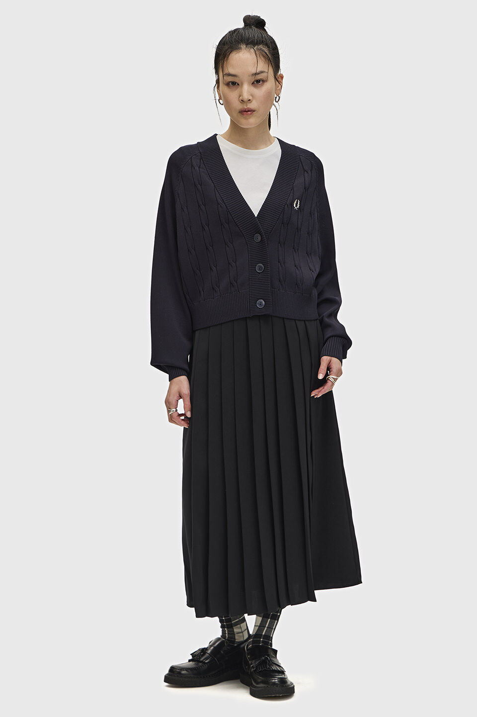 FRED PERRY 「Cable Knit Cardigan」|カーディガン|