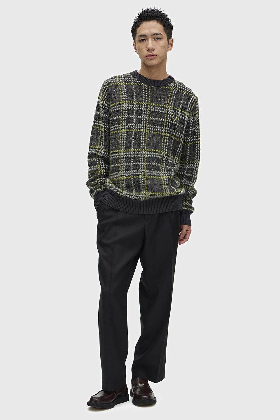  「Brushed Tartan Jumper」|ニット・セーター|