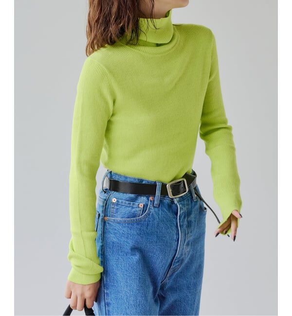 OUTDOOR PRODUCTS Usual Things「追加2 リブタートルニットプルオーバー」|ニット・セーター|