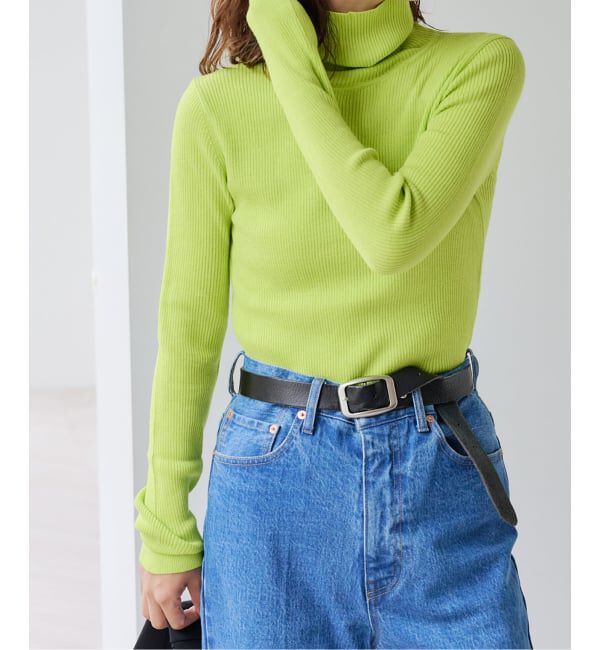 OUTDOOR PRODUCTS Usual Things「追加2 リブタートルニットプルオーバー」|ニット・セーター|