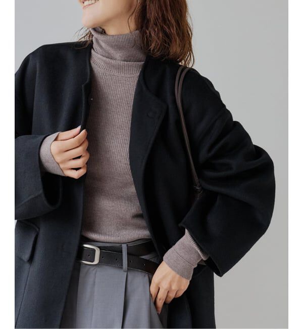 OUTDOOR PRODUCTS Usual Things「追加2 リブタートルニットプルオーバー」|ニット・セーター|