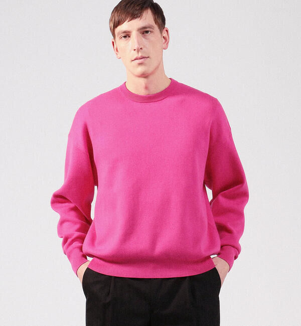 CABaN「CABaN コットンカシミヤ クルーネックプルオーバー」|ニット・セーター|