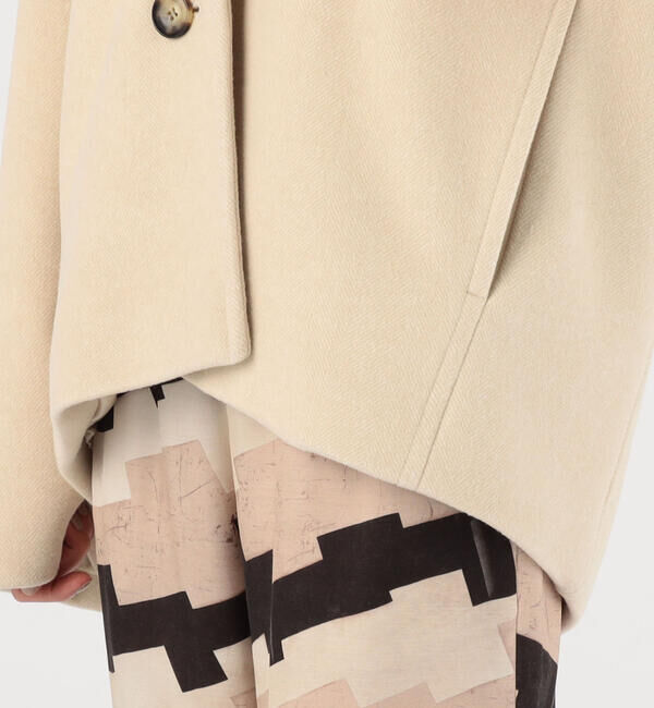 DES PRES「ニューモッサ フーデッドショートコート」|その他|