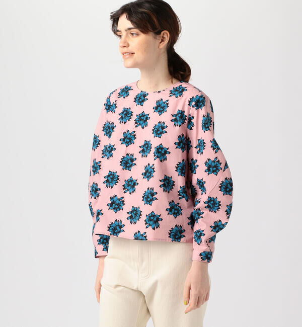TOMORROWLAND BUYING WEAR「NO.6 BERRY コットン フラワープリントブラウス」|シャツ・ブラウス|34 ピンク系