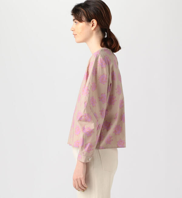 TOMORROWLAND BUYING WEAR「NO.6 BERRY コットン フラワープリントブラウス」|シャツ・ブラウス|