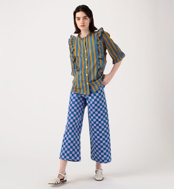 TOMORROWLAND BUYING WEAR「【別注】SZ Blockprints&times;TOMORROWLAND コットン プリントディスコパンツ」|その他|