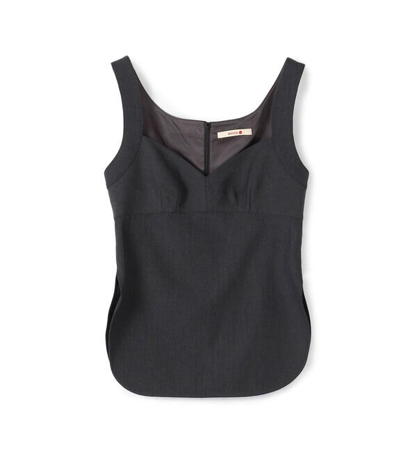 BACCA「ウールレーヨンツイル キャミソールトップ」|シャツ・ブラウス|