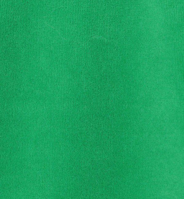 MACPHEE「コットンポリエステルベロア クルーネックカーディガン」|カーディガン|