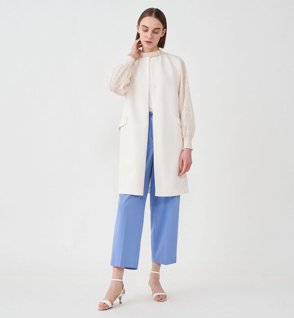 Ballsey「ドライアムンゼン クルーネックロングジレ」|ベスト・ジレ|