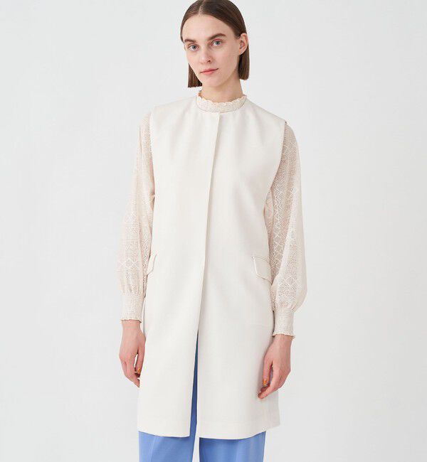 Ballsey「ドライアムンゼン クルーネックロングジレ」|ベスト・ジレ|