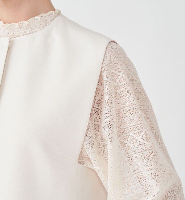 Ballsey「ドライアムンゼン クルーネックロングジレ」|ベスト・ジレ|