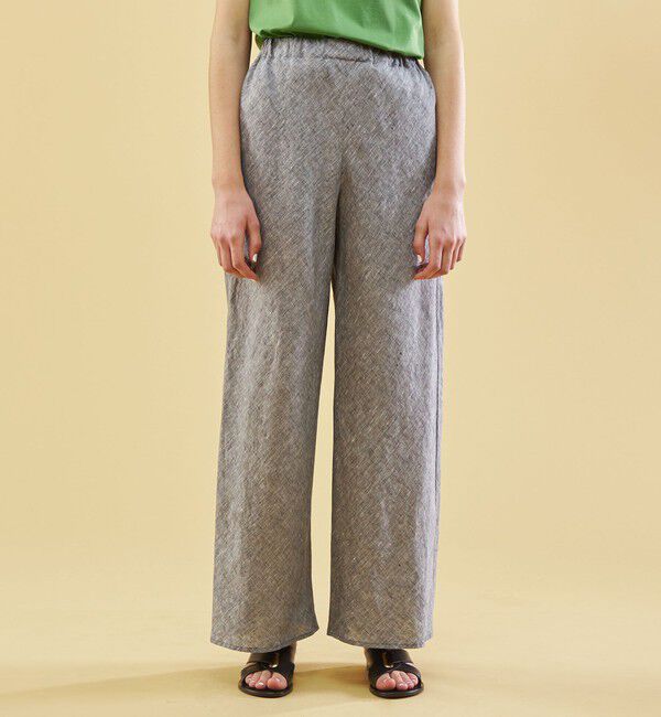 GALERIE VIE「リネンポプリン イージーワイドパンツ」|その他|