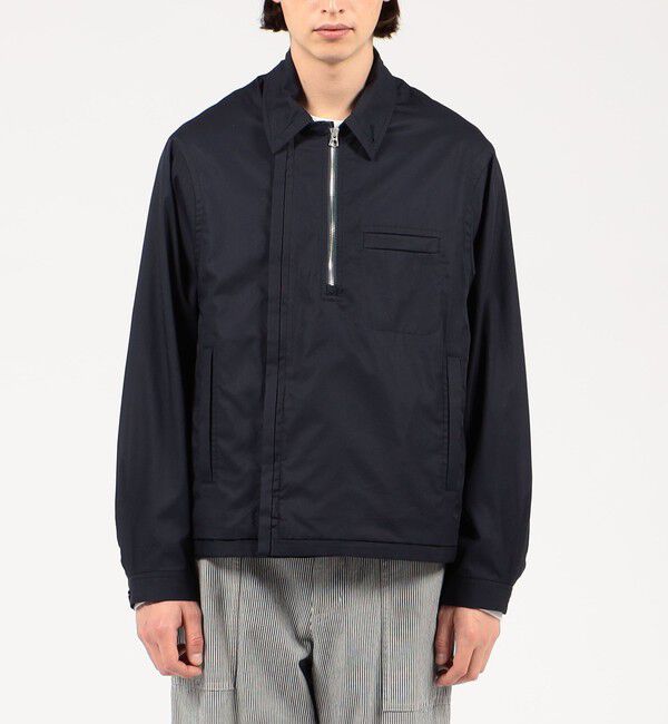 TOMORROWLAND MENS「200/2コットンツイル デザインブルゾン」|ブルゾン・スタジャン|