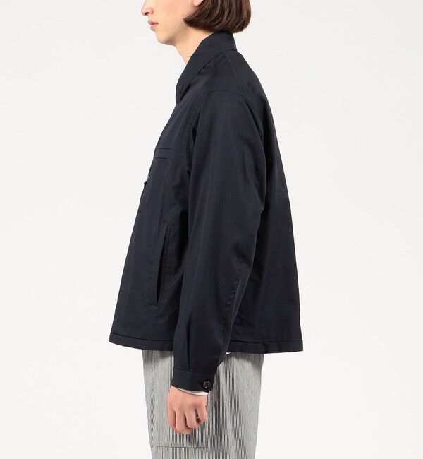 TOMORROWLAND MENS「200/2コットンツイル デザインブルゾン」|ブルゾン・スタジャン|