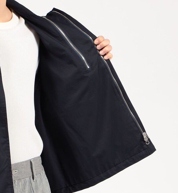 TOMORROWLAND MENS「200/2コットンツイル デザインブルゾン」|ブルゾン・スタジャン|