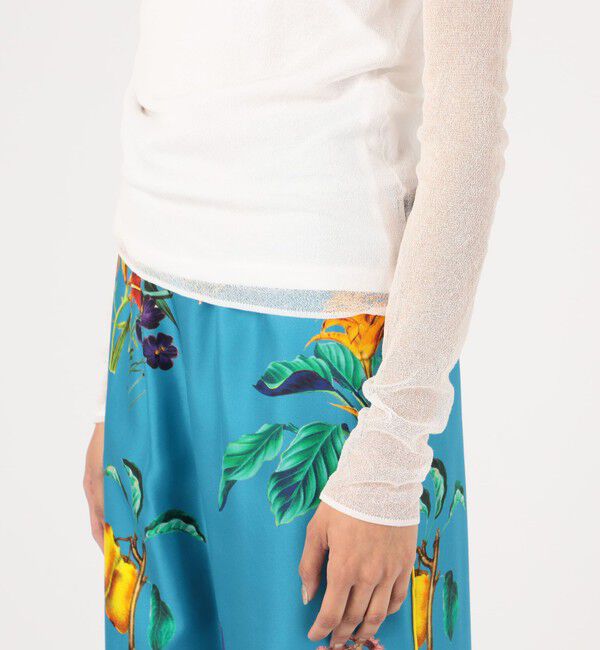 CABaN「コットンナイロン シアータートルネックプルオーバー」|ニット・セーター|