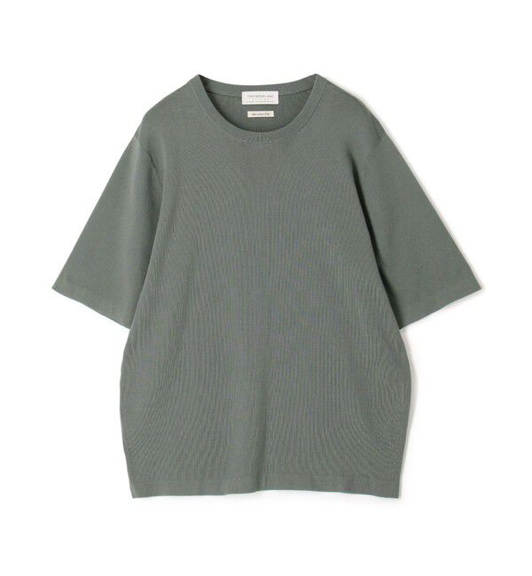 TOMORROWLAND MENS「TOMORROWLAND TRICOT シーアイランドコットン クルーネックプルオーバー」|ニット・セーター|17 チャコールグレー