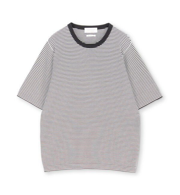 TOMORROWLAND MENS「TOMORROWLAND TRICOT シーアイランドコットン クルーネックプルオーバー」|ニット・セーター|18 ブラック系