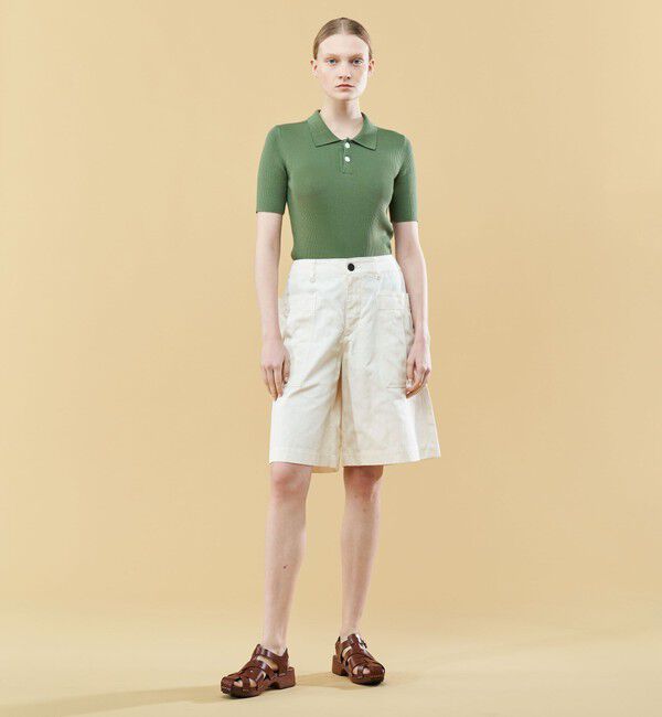 GALERIE VIE「コットンヘンプツイル ハーフパンツ」|その他|