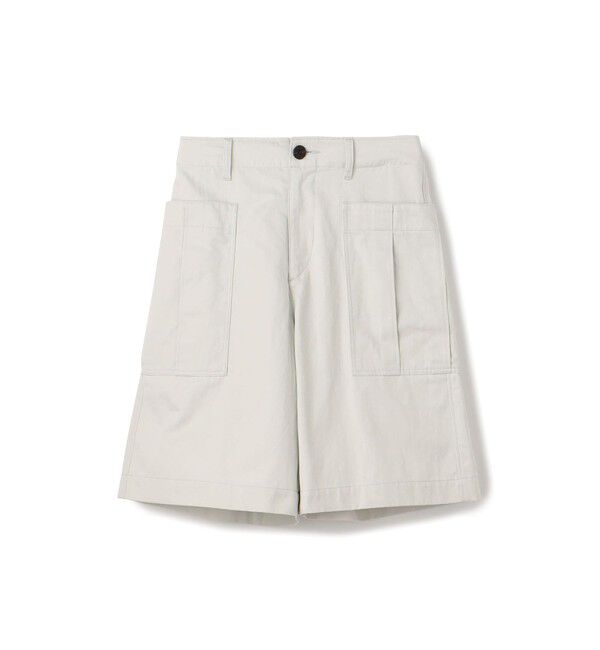 GALERIE VIE「コットンヘンプツイル ハーフパンツ」|その他|53 ライトグリーン