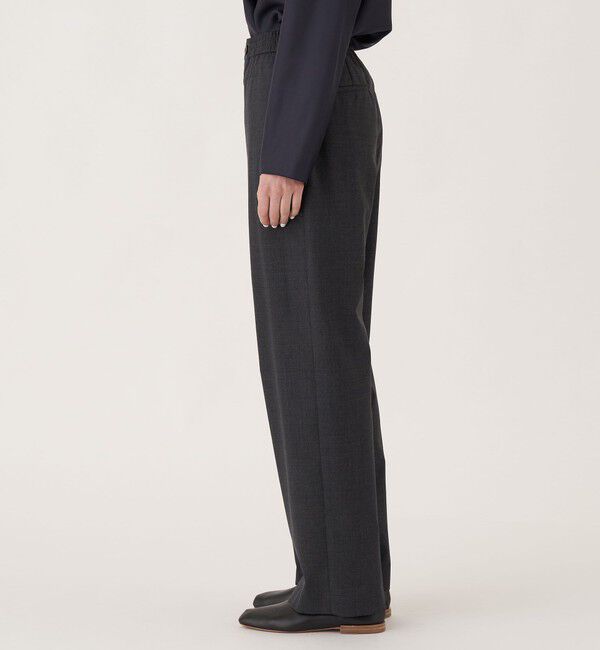 GALERIE VIE「スムースウール イージーストレートパンツ」|その他|