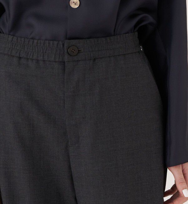 GALERIE VIE「スムースウール イージーストレートパンツ」|その他|