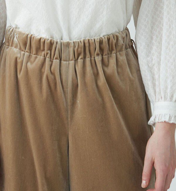 Ballsey「マットベロア イージーストレートパンツ」|その他|