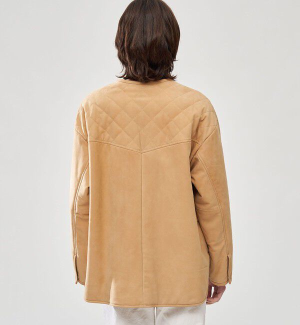 GALERIE VIE「ベビーカーフ ノーカラージャケット」|ノーカラージャケット|