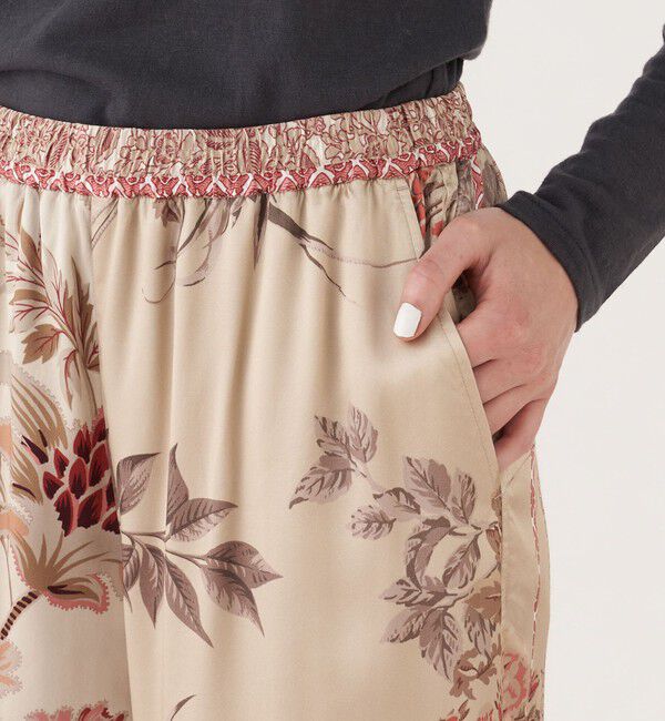 GALERIE VIE「レーヨンサテンプリント パジャマパンツ」|その他|