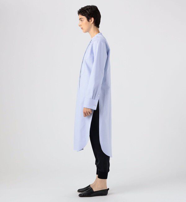 DES PRES「ハイカウントピケ ブザムシャツワンピース」|ワンピース|