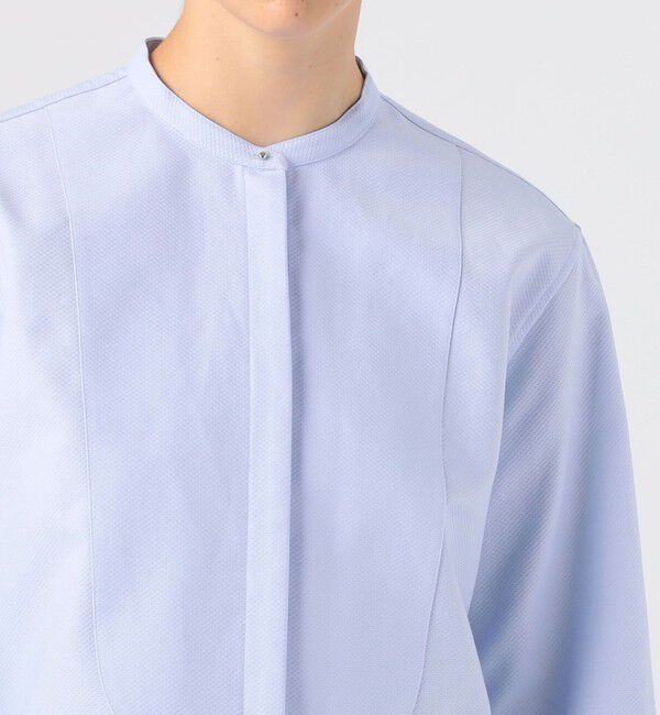 DES PRES「ハイカウントピケ ブザムシャツワンピース」|ワンピース|