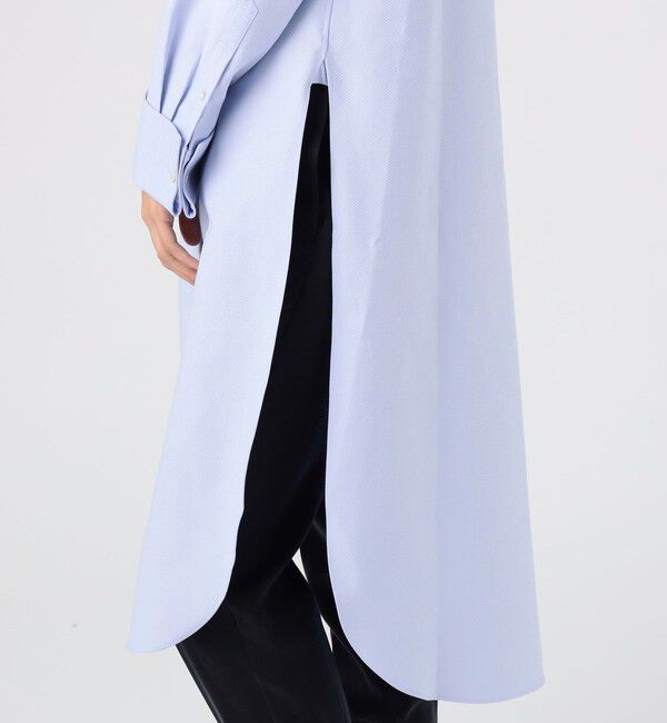 DES PRES「ハイカウントピケ ブザムシャツワンピース」|ワンピース|