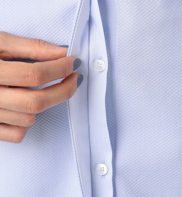 DES PRES「ハイカウントピケ ブザムシャツワンピース」|ワンピース|