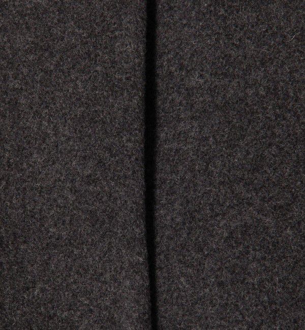 Ballsey「ウールナイロンベロア コクーンコート」|ノーカラーコート|