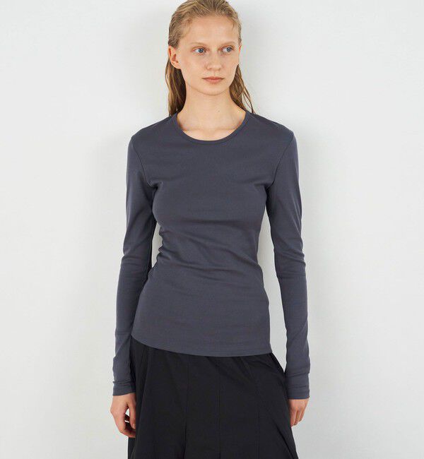 DES PRES「ベーシックサーキュラーリブ クルーネックプルオーバー」|Tシャツ・カットソー|