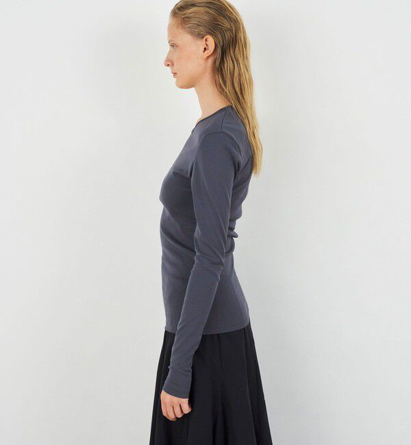 DES PRES「ベーシックサーキュラーリブ クルーネックプルオーバー」|Tシャツ・カットソー|