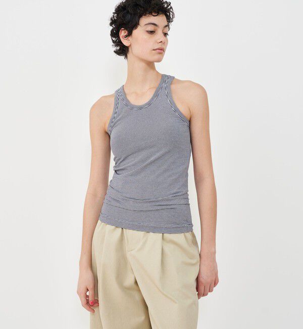 GALERIE VIE「スビンコットン アメリカンスリーブタンクトップ」|タンクトップ|