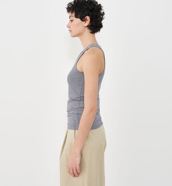 GALERIE VIE「スビンコットン アメリカンスリーブタンクトップ」|タンクトップ|