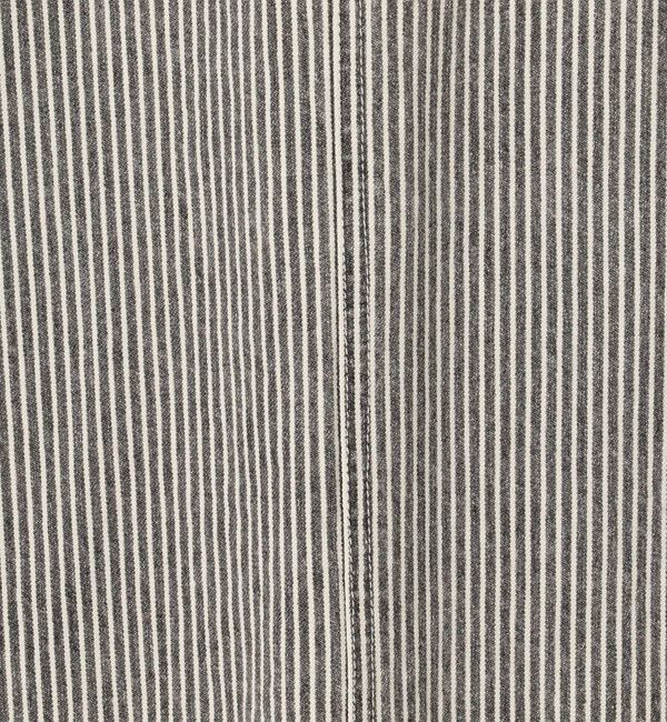 MACPHEE「ヒッコリーストライプデニム セミフレアマキシスカート」|フレア|