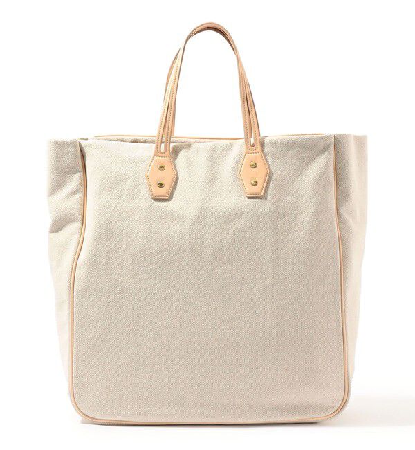 TOMORROWLAND GOODS「SegeN Werk.03 コットンリネン&times;レザー トートバッグ」|トートバッグ|