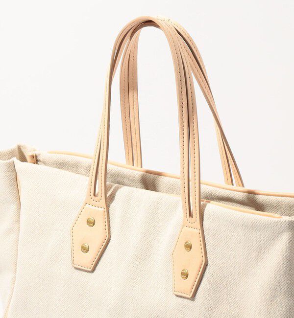 TOMORROWLAND GOODS「SegeN Werk.03 コットンリネン&times;レザー トートバッグ」|トートバッグ|
